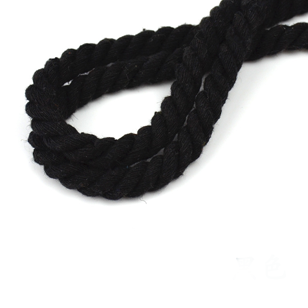 Rope Lace '' Schwarz '' 10mm - RopezInstyle