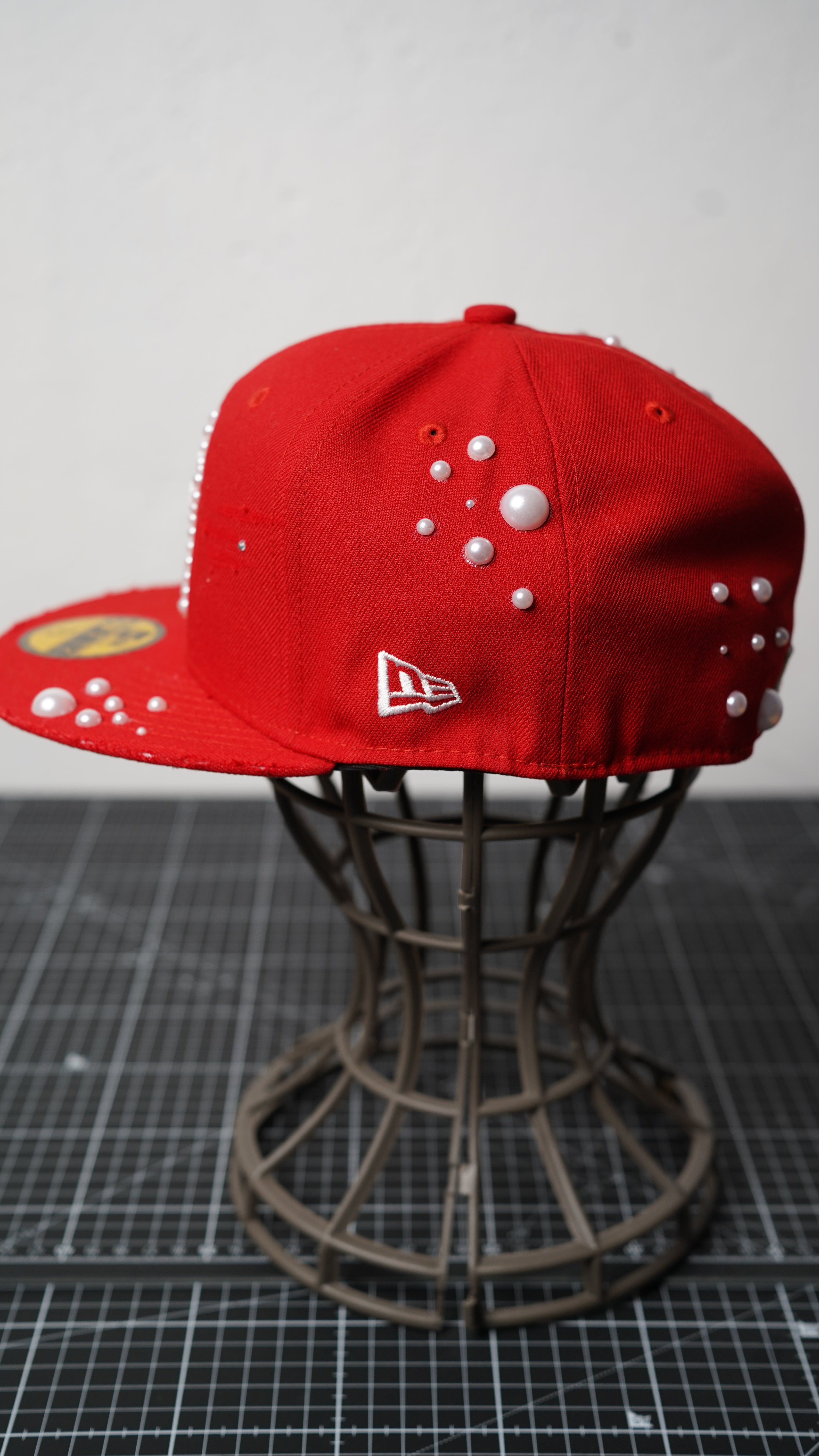 Custom-Fitted Caps “Red“ COSMA