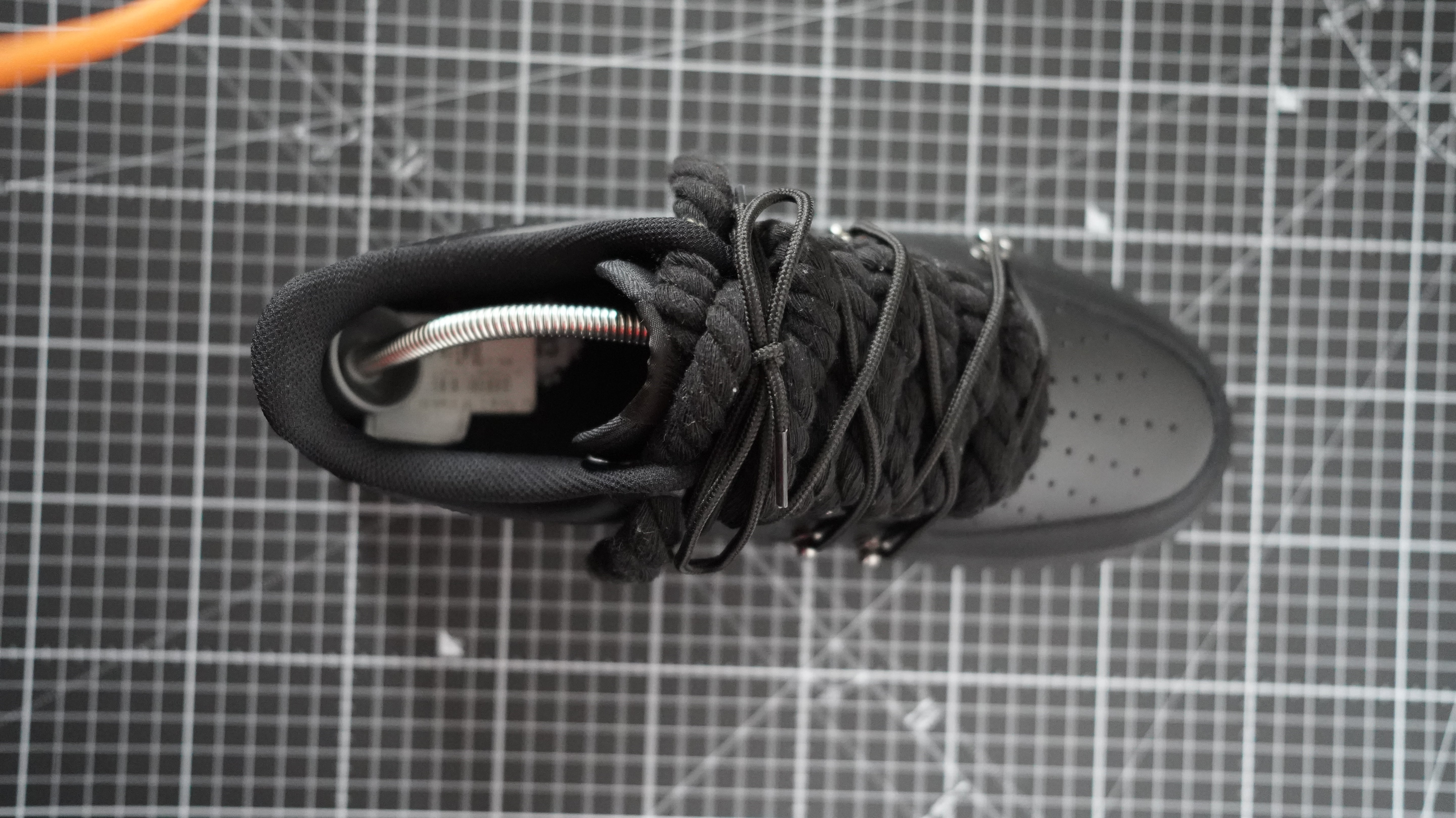 Custom Sneakers Black “ROPE LACES” Dunk Schwarz