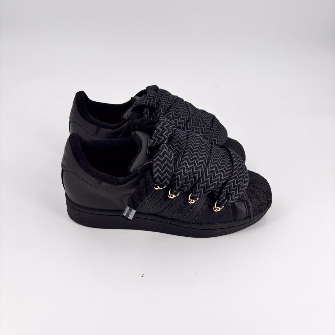 Custom Adidas Superstar Black Lanvin