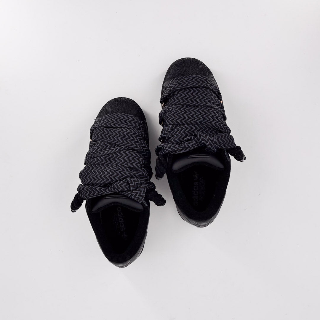 Custom Adidas Superstar Black Lanvin