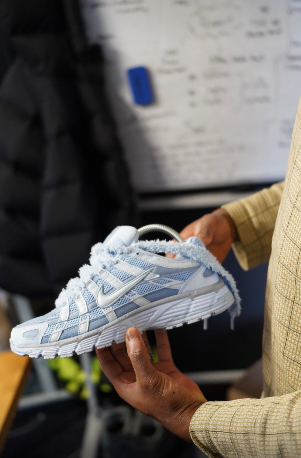 Custom Sneakers P-6000 baby Blue