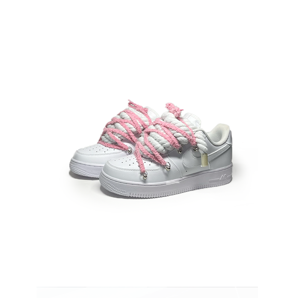 Air force 1 weiß rosa online