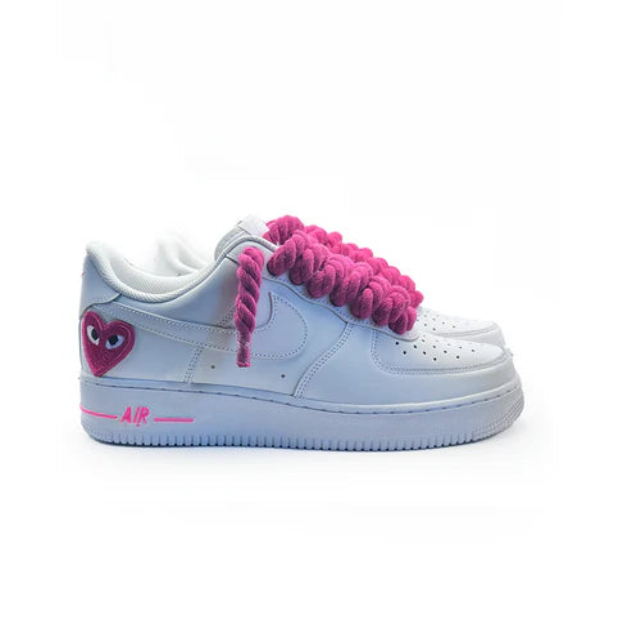 Custom Nike Air Force 1 '' Rope Laces '' Love stride