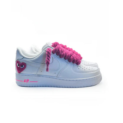 Custom Sneakers '' Rope Laces '' Love stride