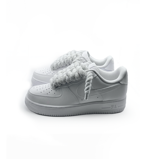 Custom Nike Air Force 1 Weiß “Rope Laces”