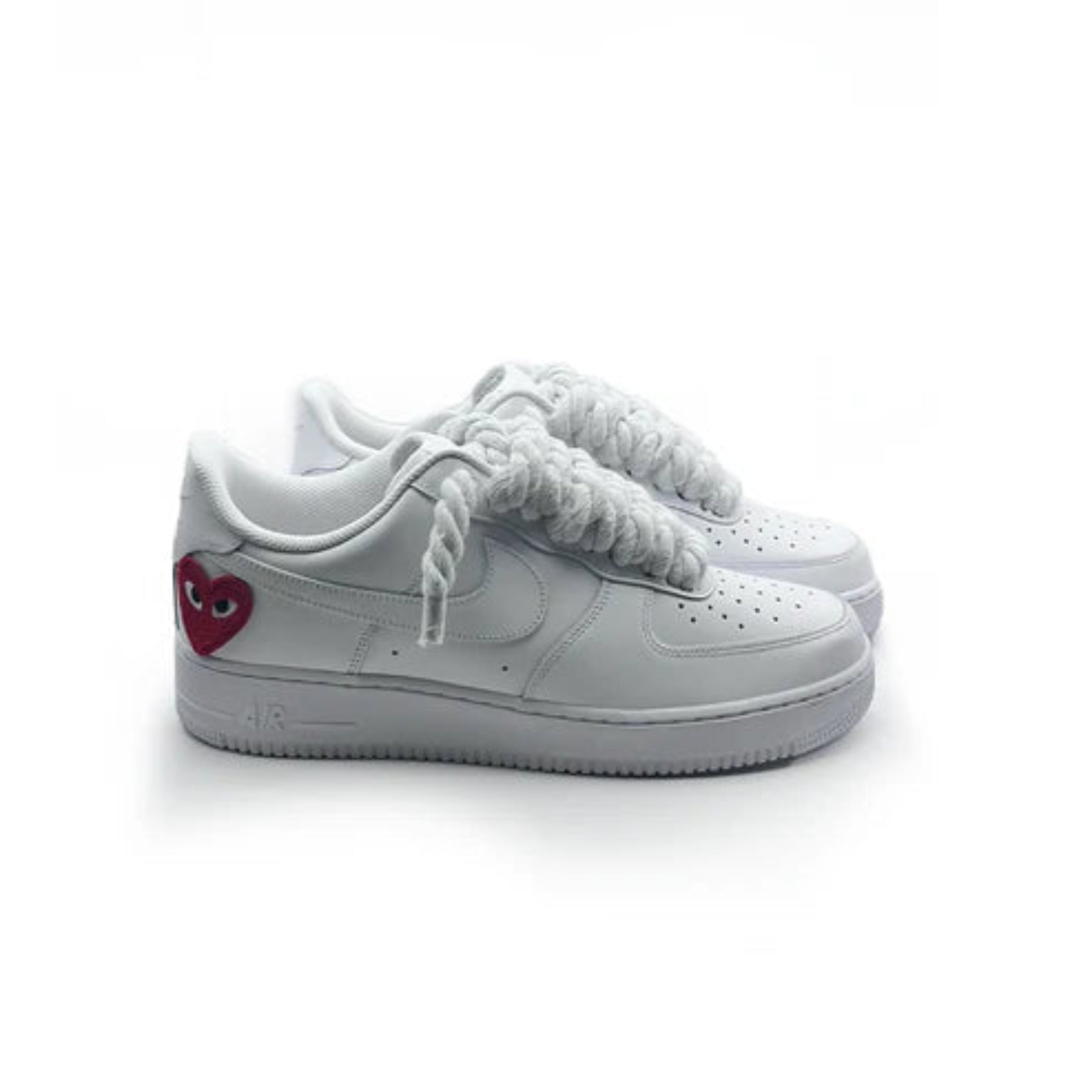 Custom Sneakers '' Rope Laces '' Love stride