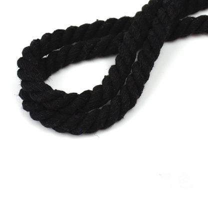 Rope Lace '' Schwarz '' 10mm - RopezInstyle