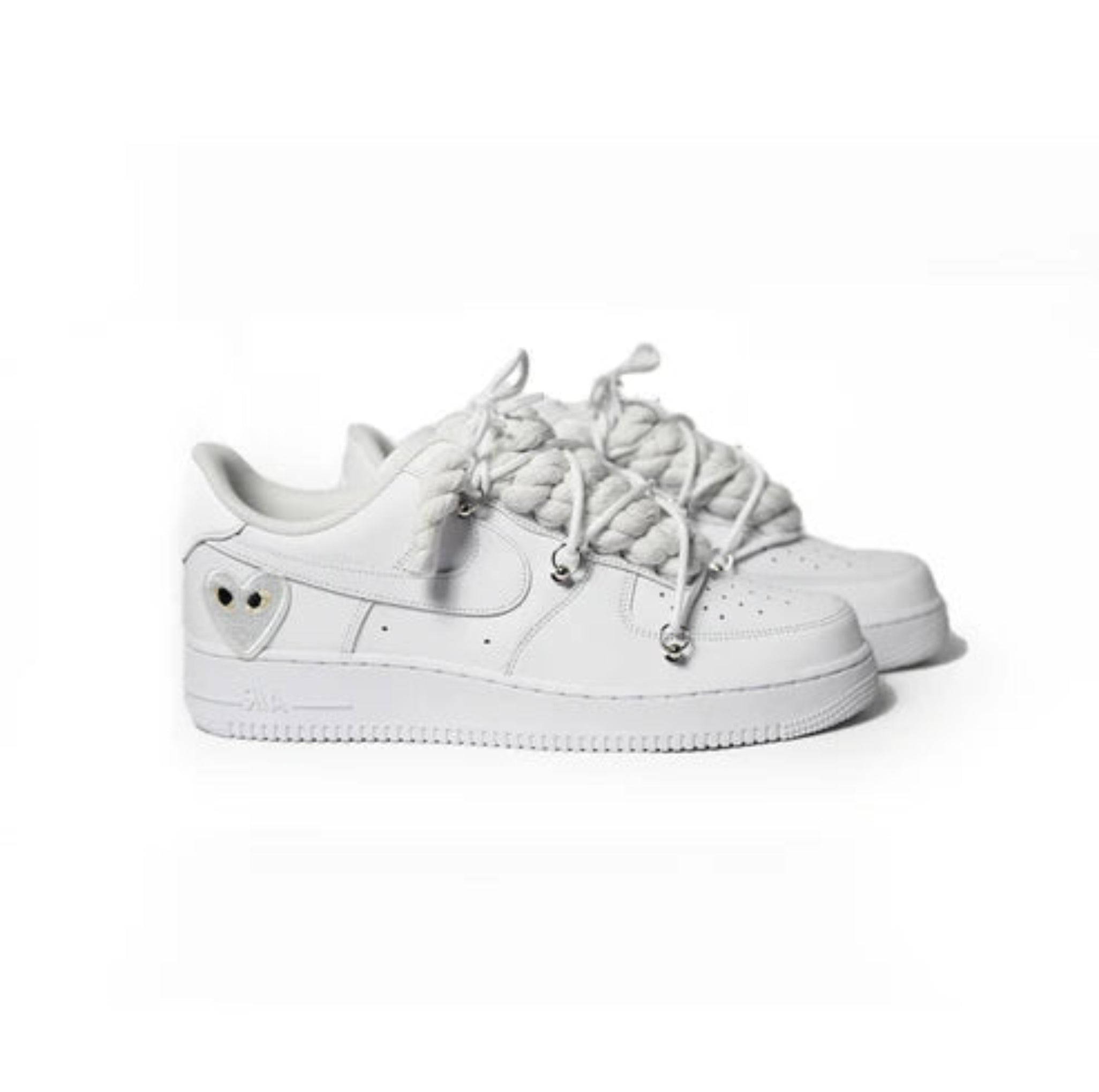 Custom Nike Air Force 1 '' Rope Laces '' Love stride