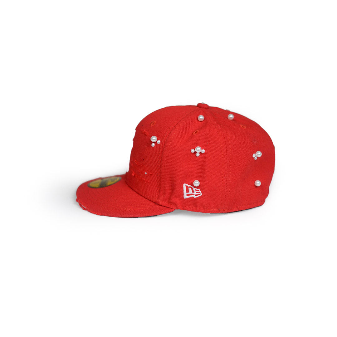 Custom-Fitted Caps “Red“