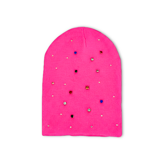Custom steel pink beanie lisabon