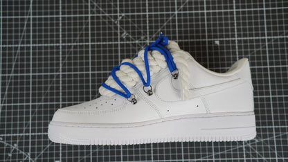 Custom NIKE AIR FORCE 1 “ROPE LACES” Flowers Muster (Dunk)
