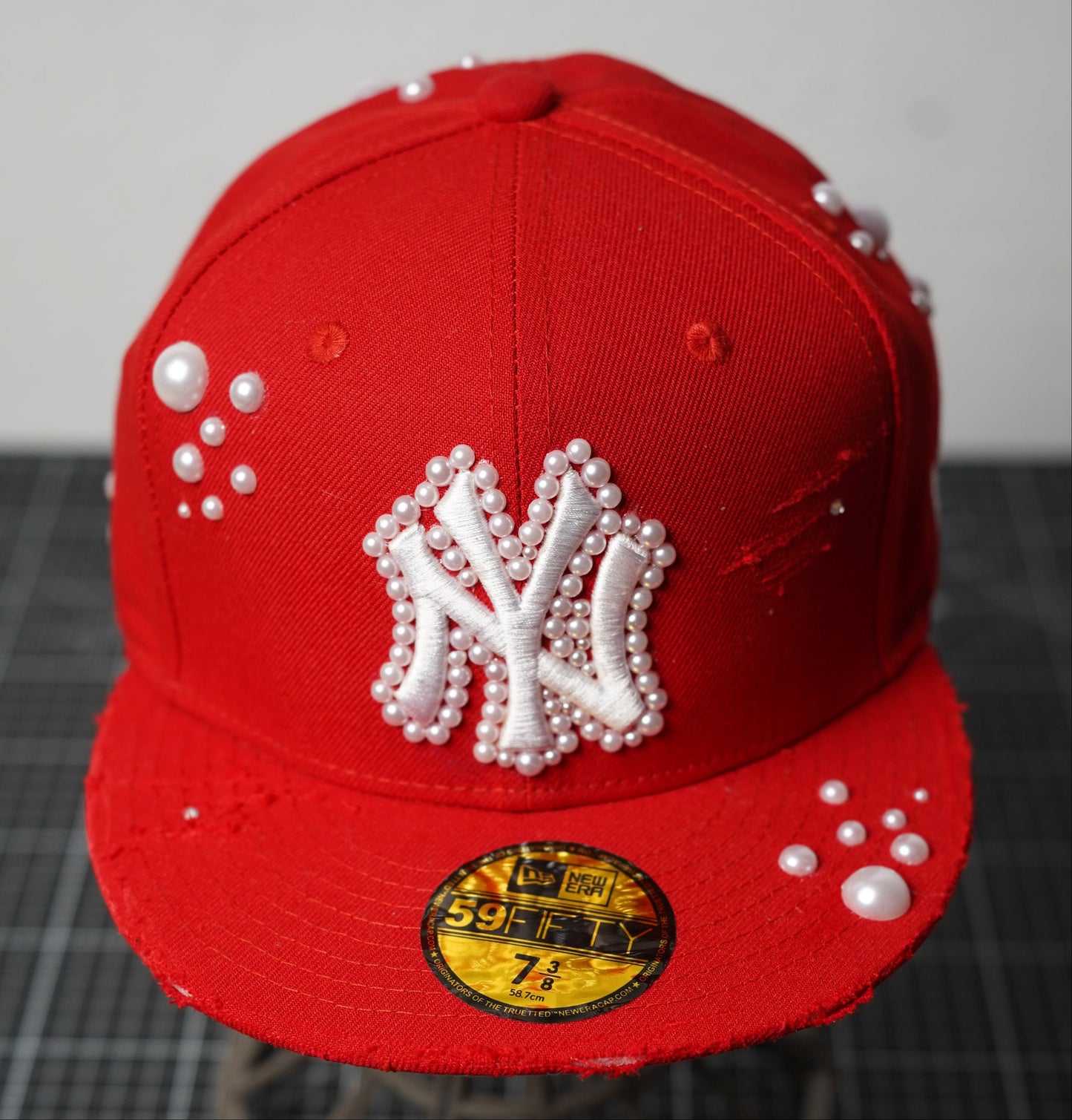 Custom-Fitted Caps “Red“ COSMA