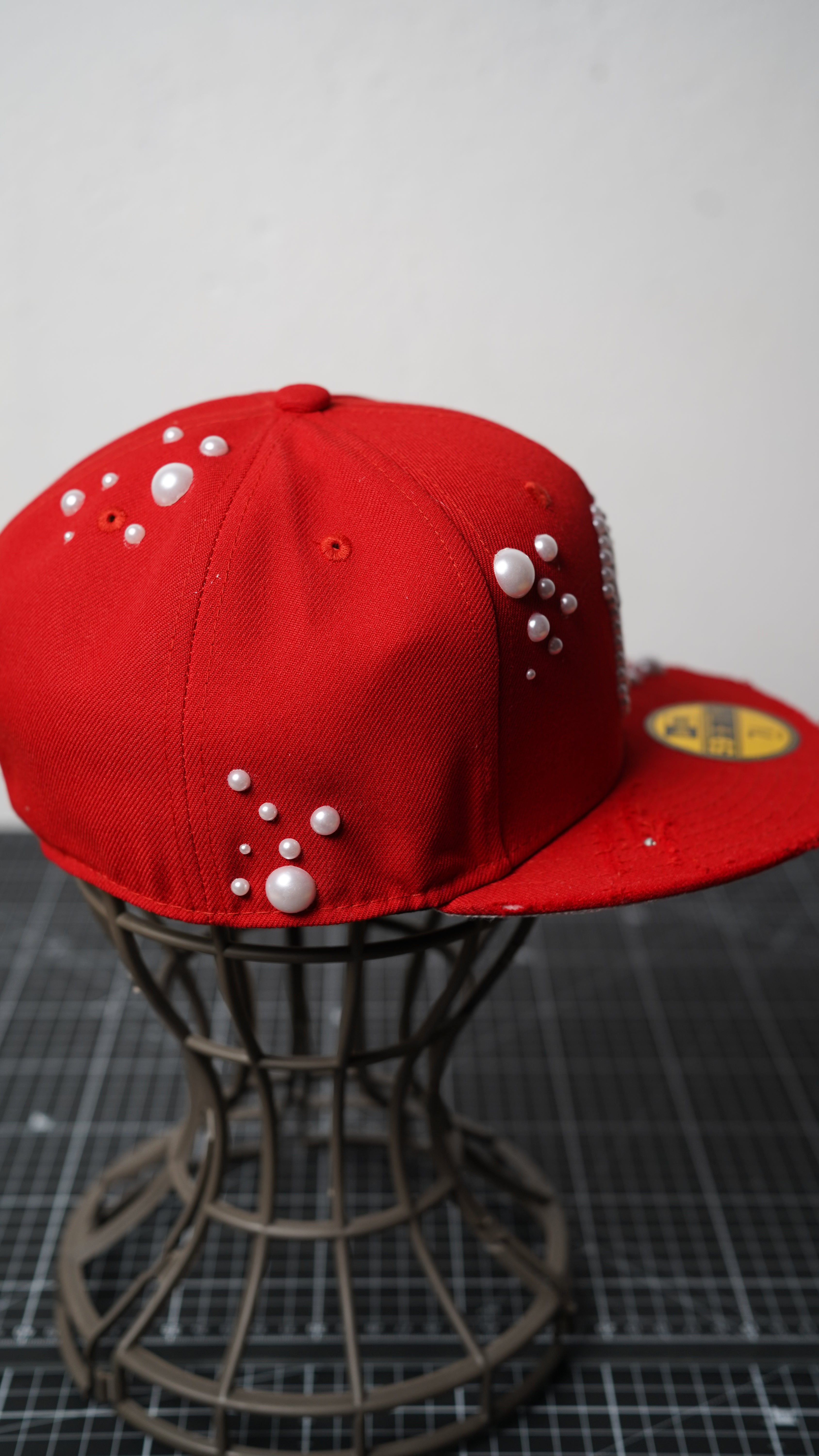 Custom-Fitted Caps “Red“ COSMA
