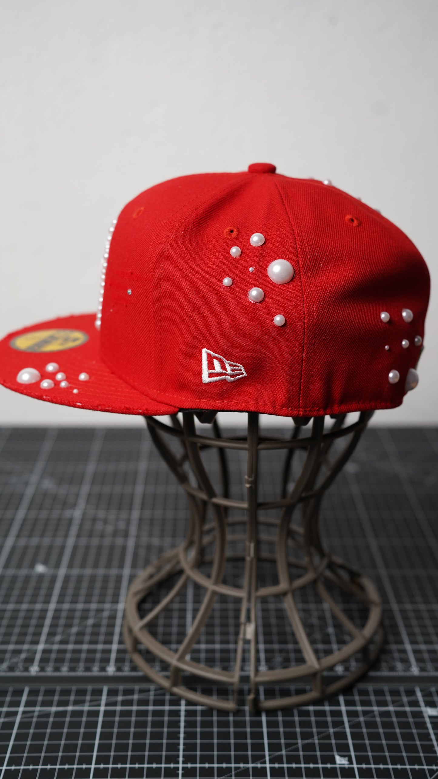 Custom-Fitted Caps “Red“ COSMA