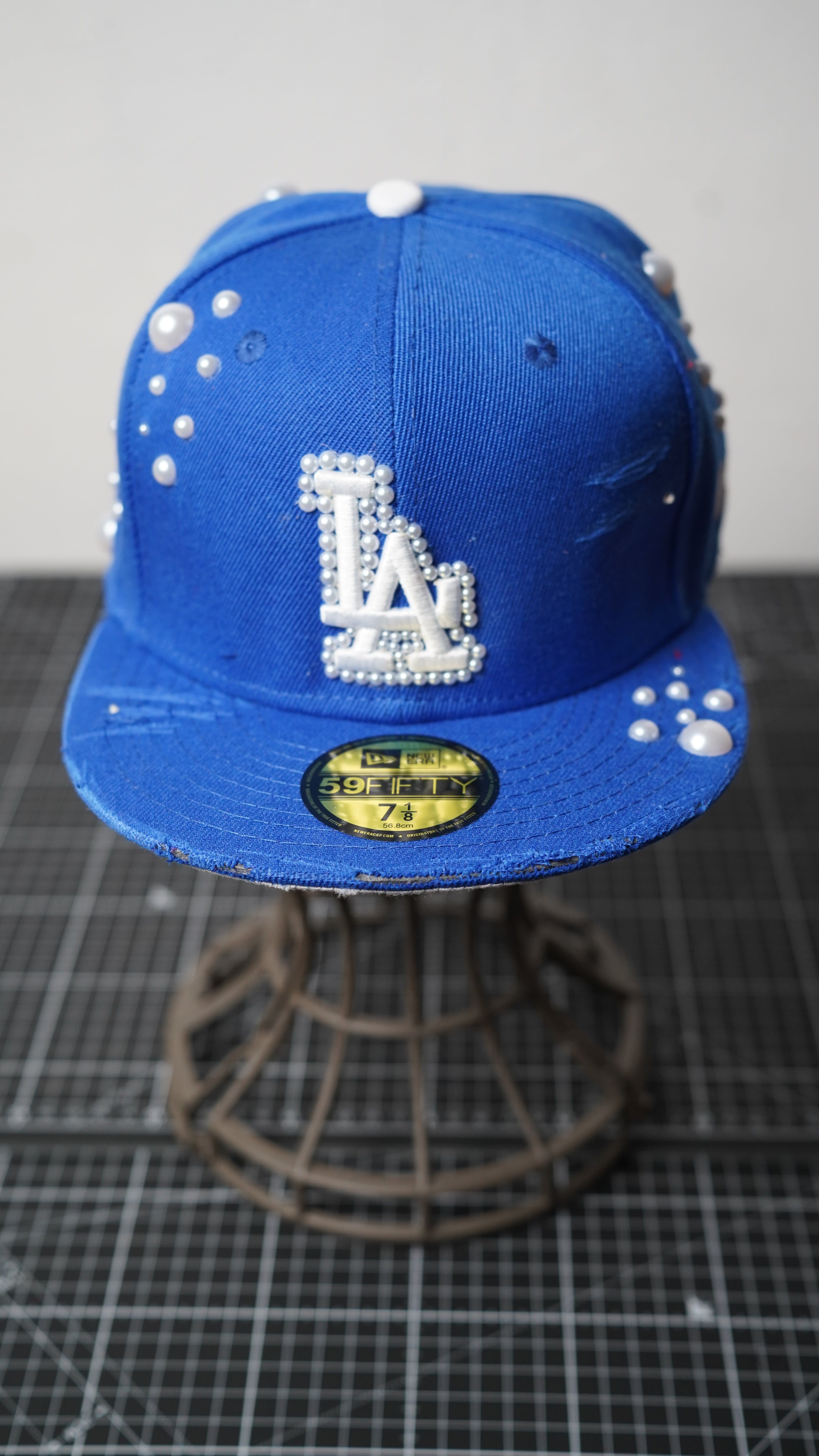 Custom-Fitted Caps “Blue“ COSMA