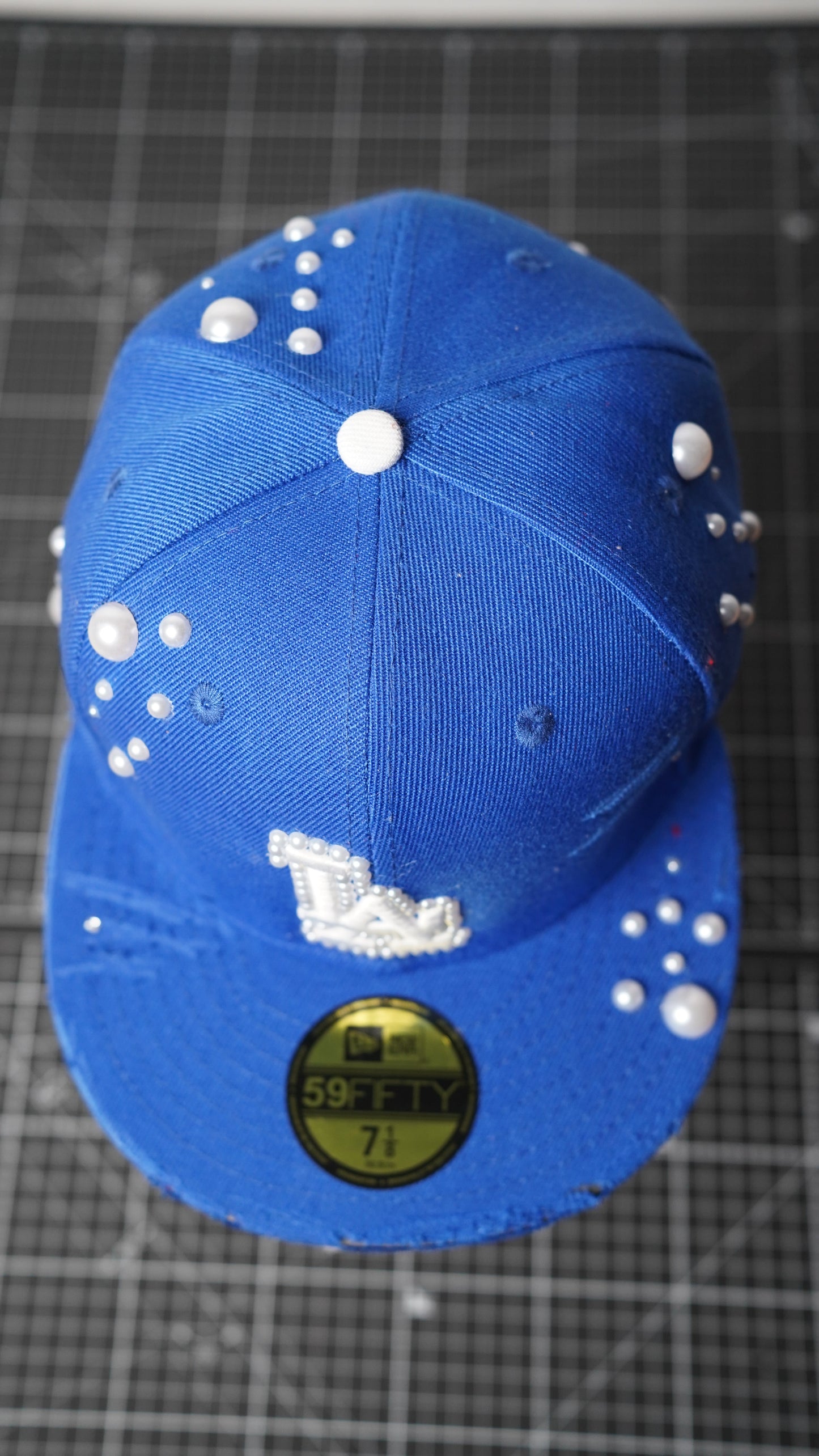 Custom-Fitted Caps “Blue“ COSMA