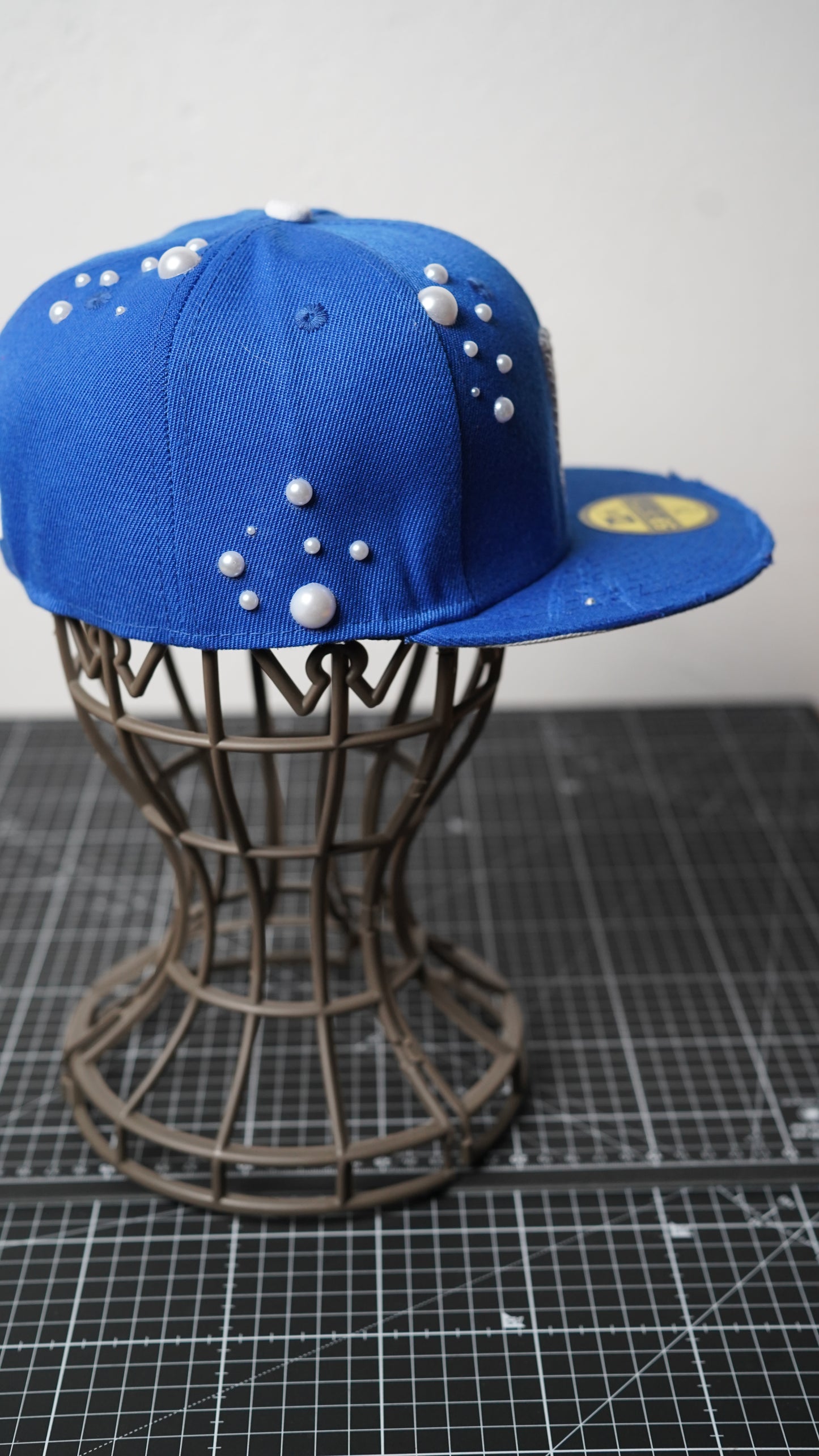 Custom-Fitted Caps “Blue“ COSMA