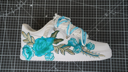 Custom Sneakers Weiß “ROPE LACES” Merveille extra Dunk