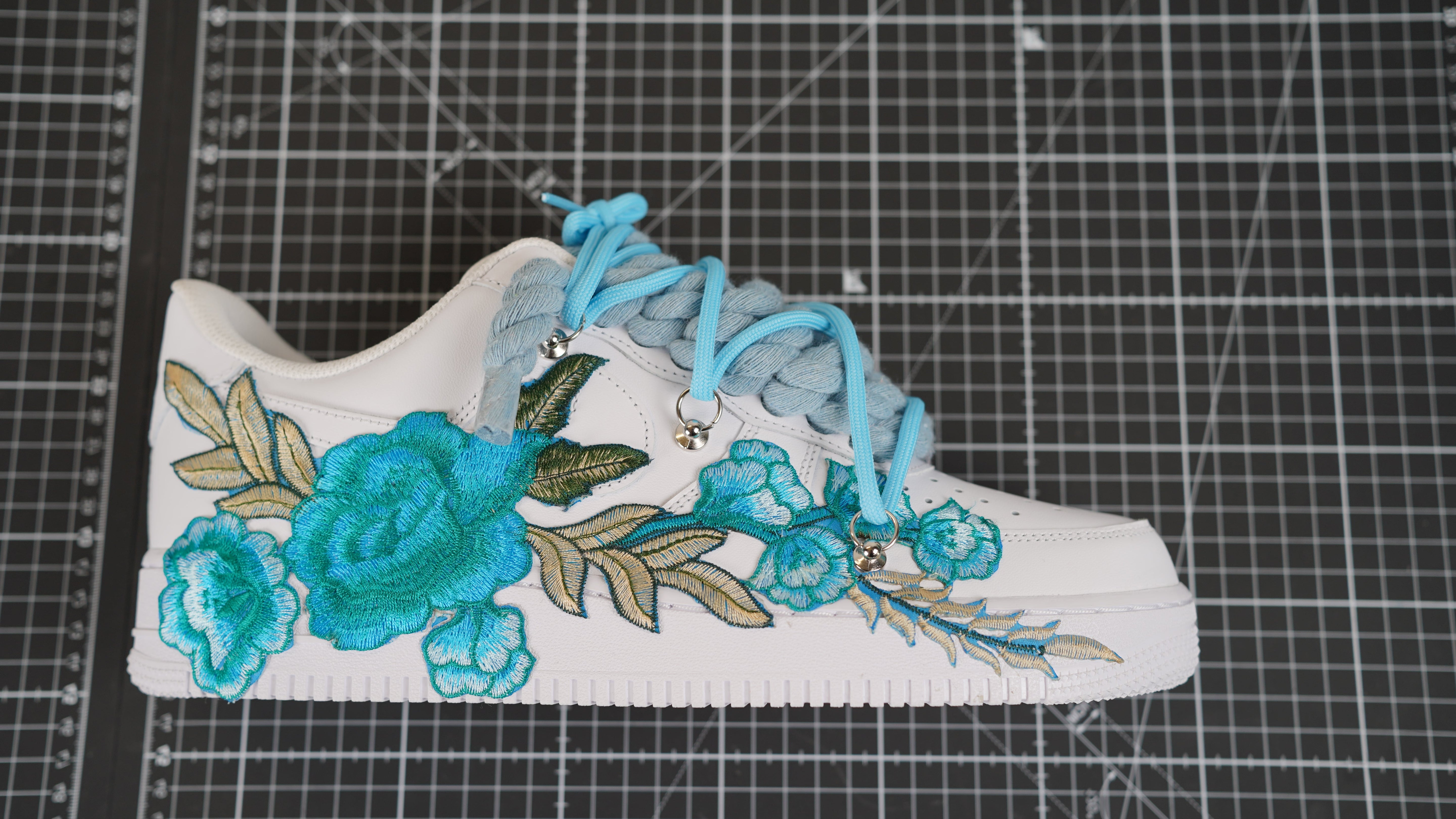 Custom Sneakers Weiß “ROPE LACES” Dreamwave