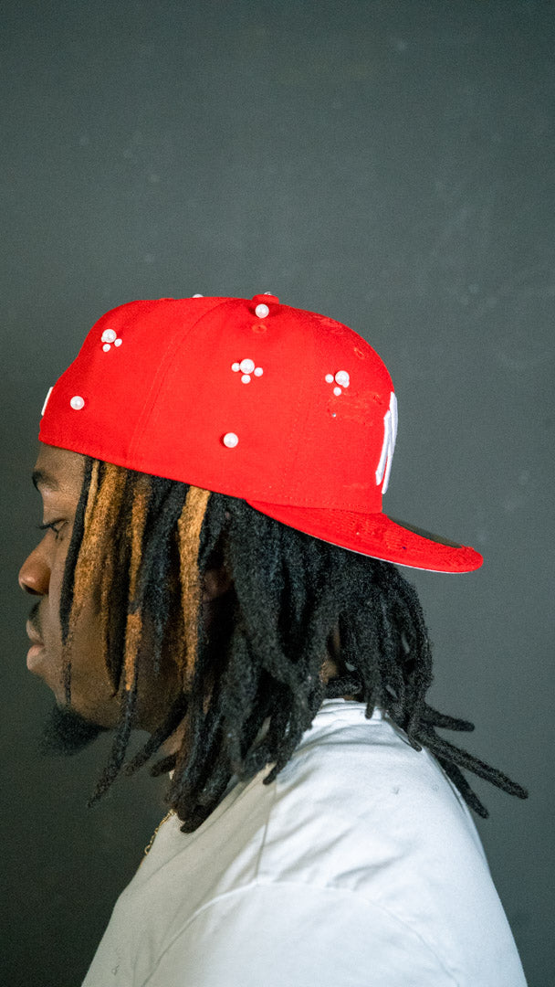 Custom-Fitted Caps “Red“
