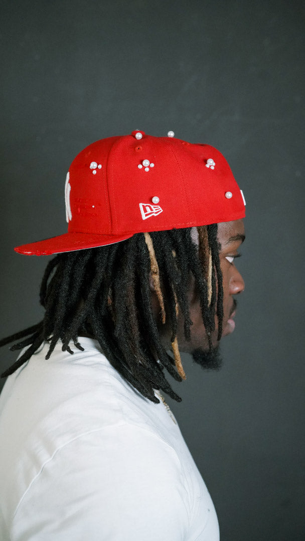 Custom-Fitted Caps “Red“