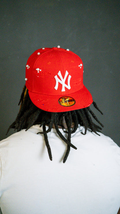 Custom-Fitted Caps “Red“