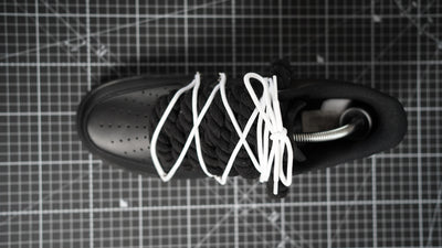 Custom Nike AF1 Black “ROPE LACES” Dunk Weiß