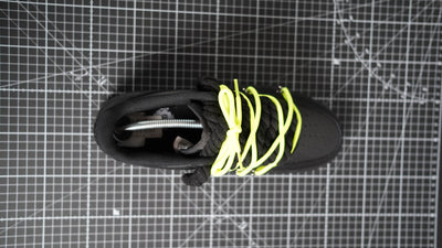 Custom Nike AF1 Black “ROPE LACES” Dunk Lime Green