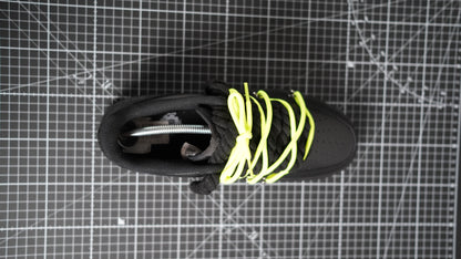 Custom Sneakers Black “ROPE LACES” Dunk Lime Green