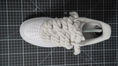Custom Nike Air Force 1 Weiß “Rope Laces”