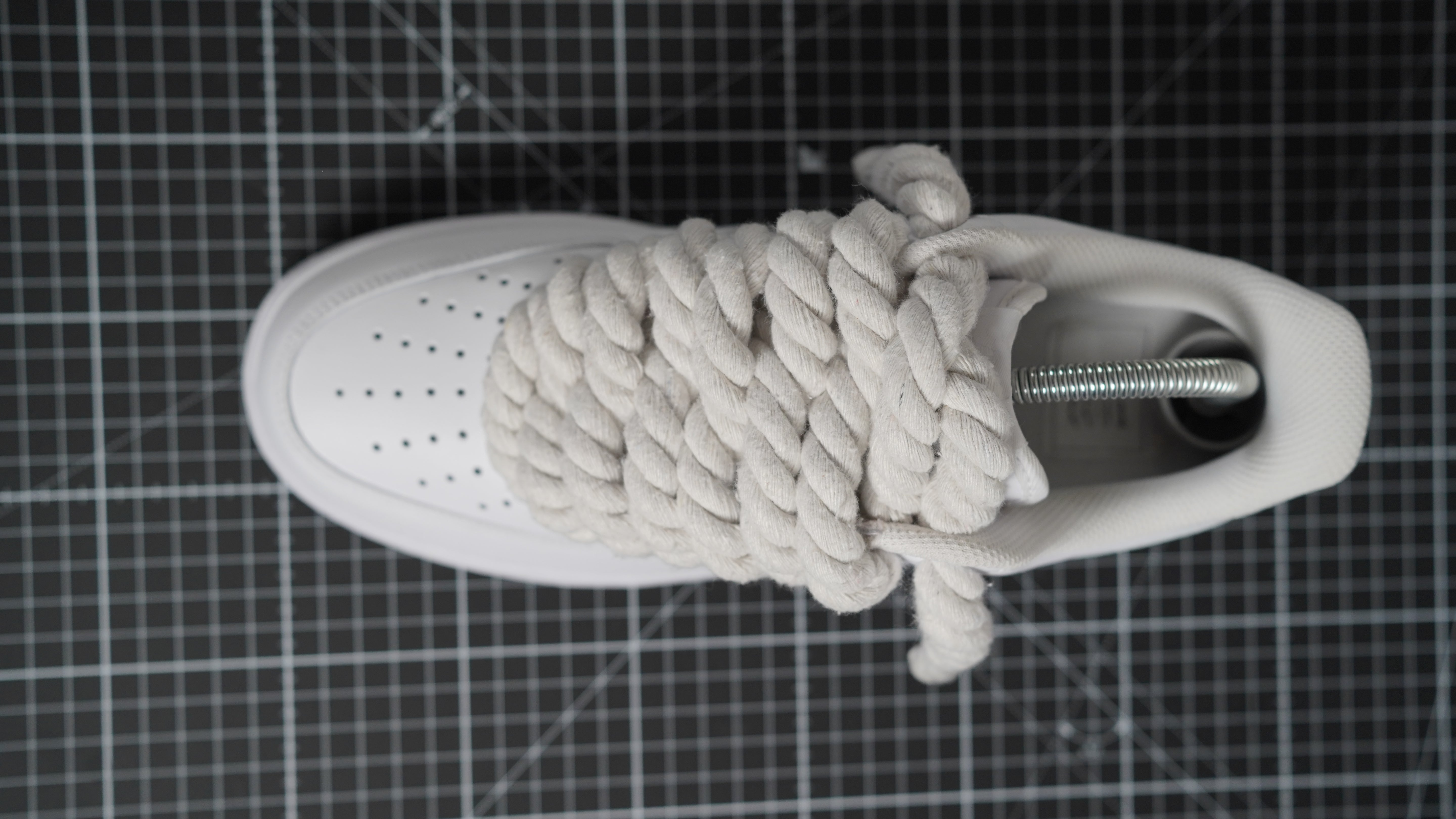 Custom Nike Air Force 1 Weiß “Rope Laces”