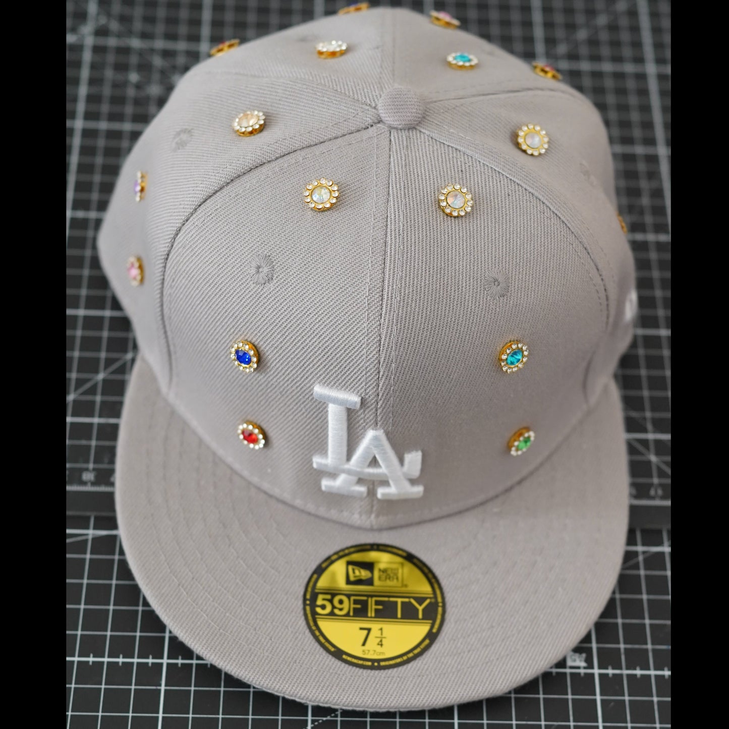 Custom-Fitted Caps “Gray“ Midnight Gems