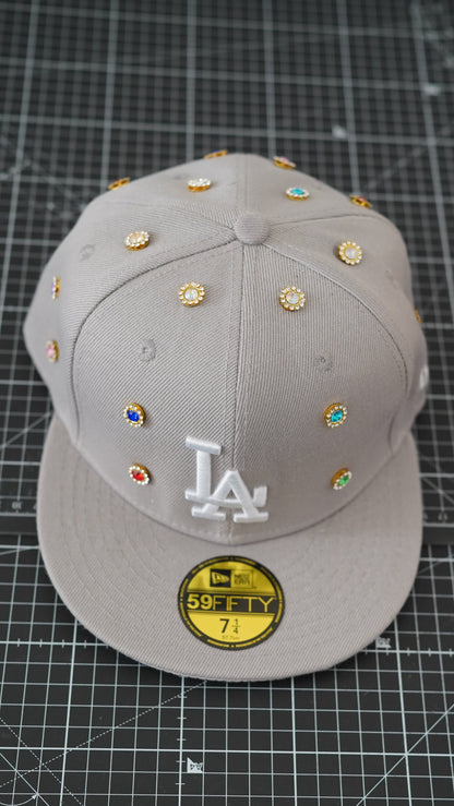 Custom-Fitted Caps “Gray“ Midnight Gems