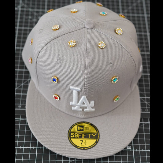 Custom-Fitted Caps “Gray“ Midnight Gems