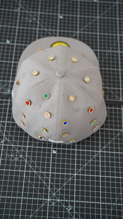 Custom-Fitted Caps “Gray“ Midnight Gems