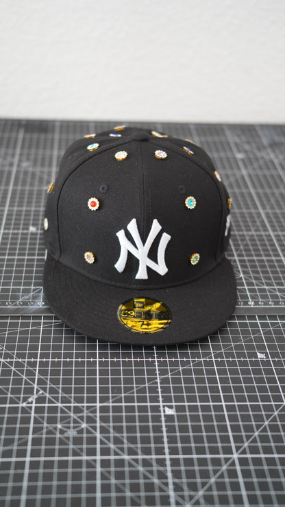 Custom-Fitted Caps “Black“ Midnight Gems