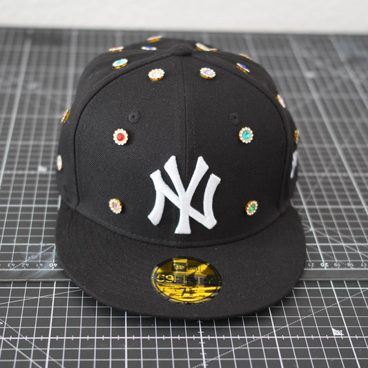 Custom-Fitted Caps “Black“ Midnight Gems