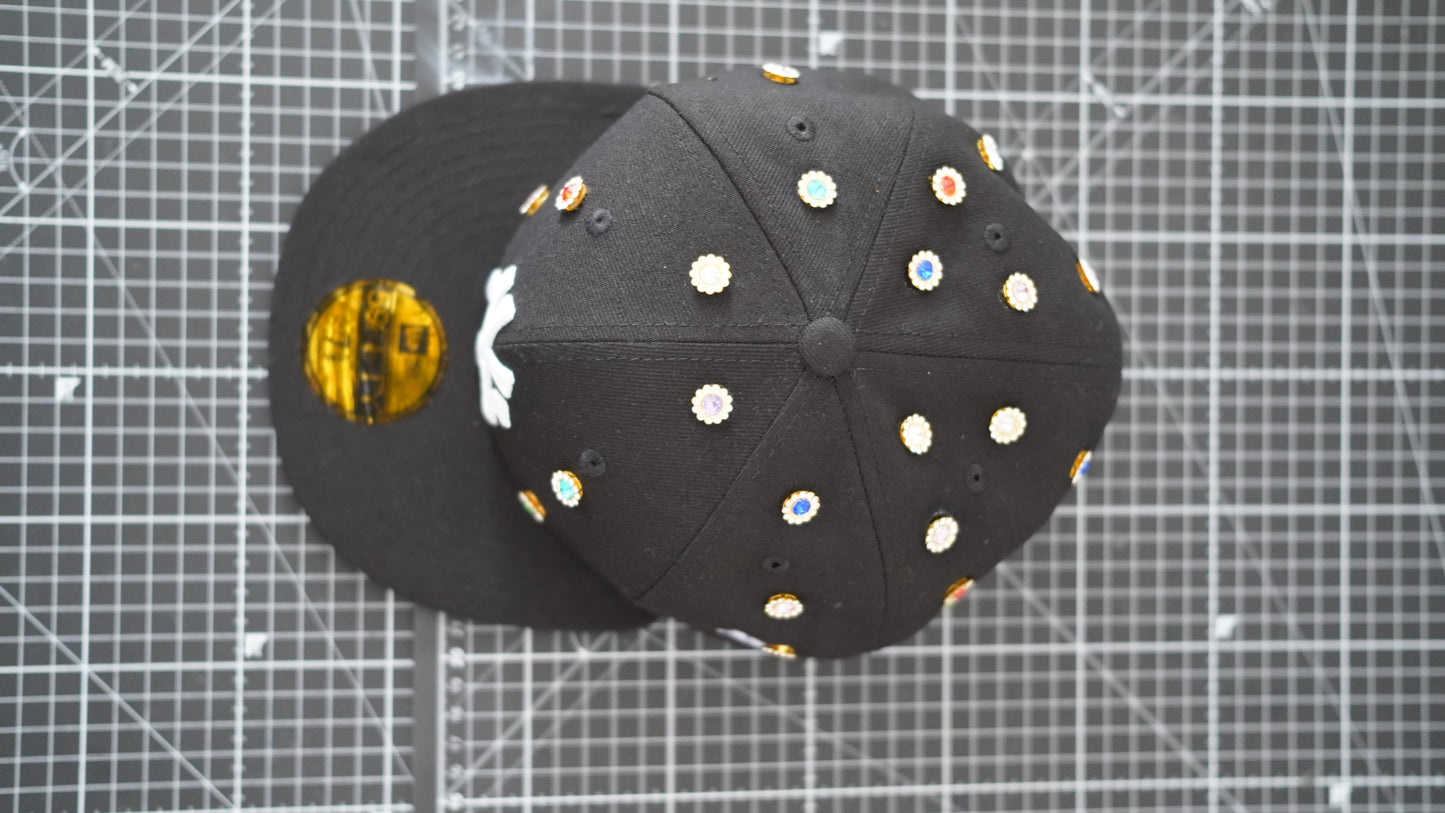 Custom-Fitted Caps “Black“ Midnight Gems