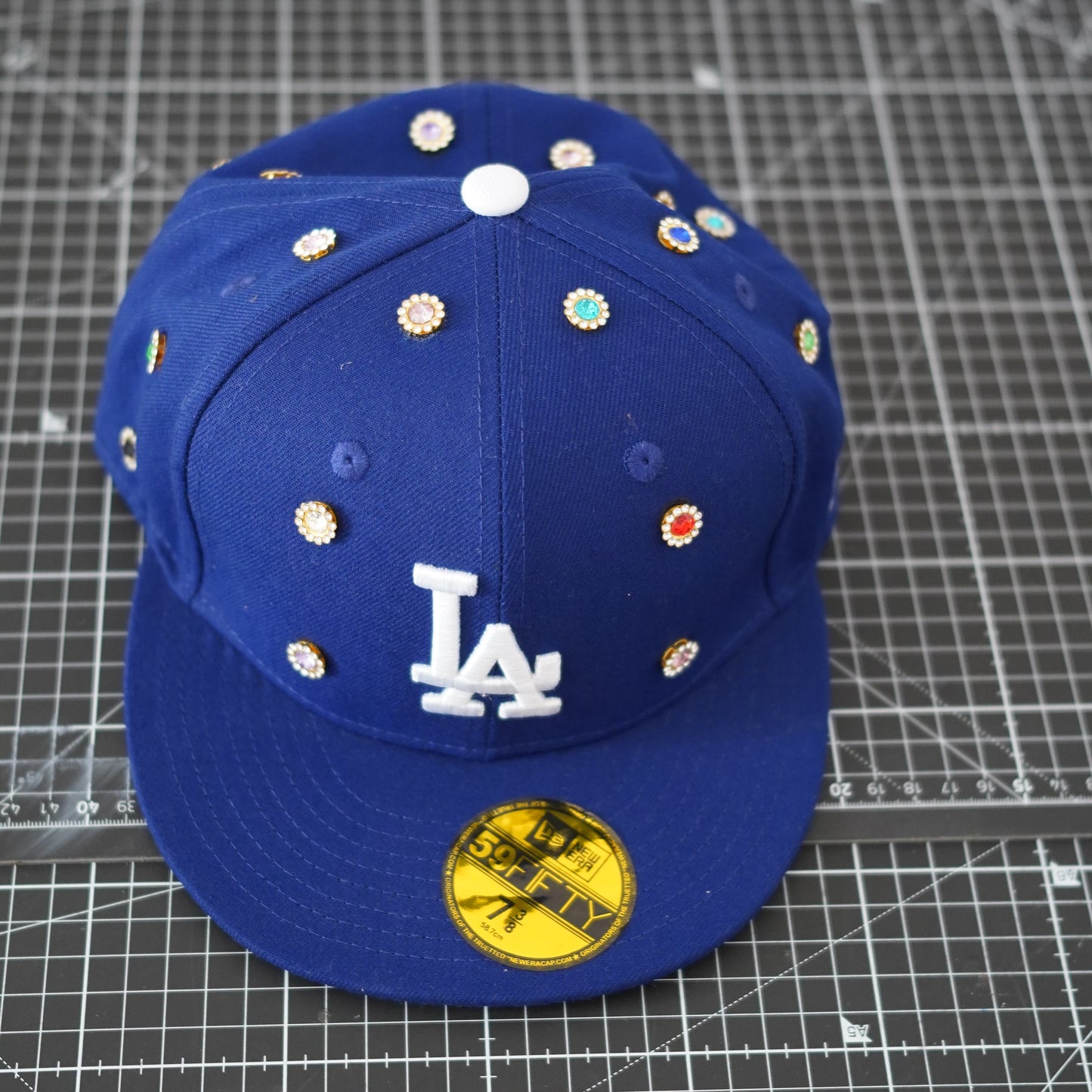 Custom-Fitted Caps “Blue“ Midnight Gems