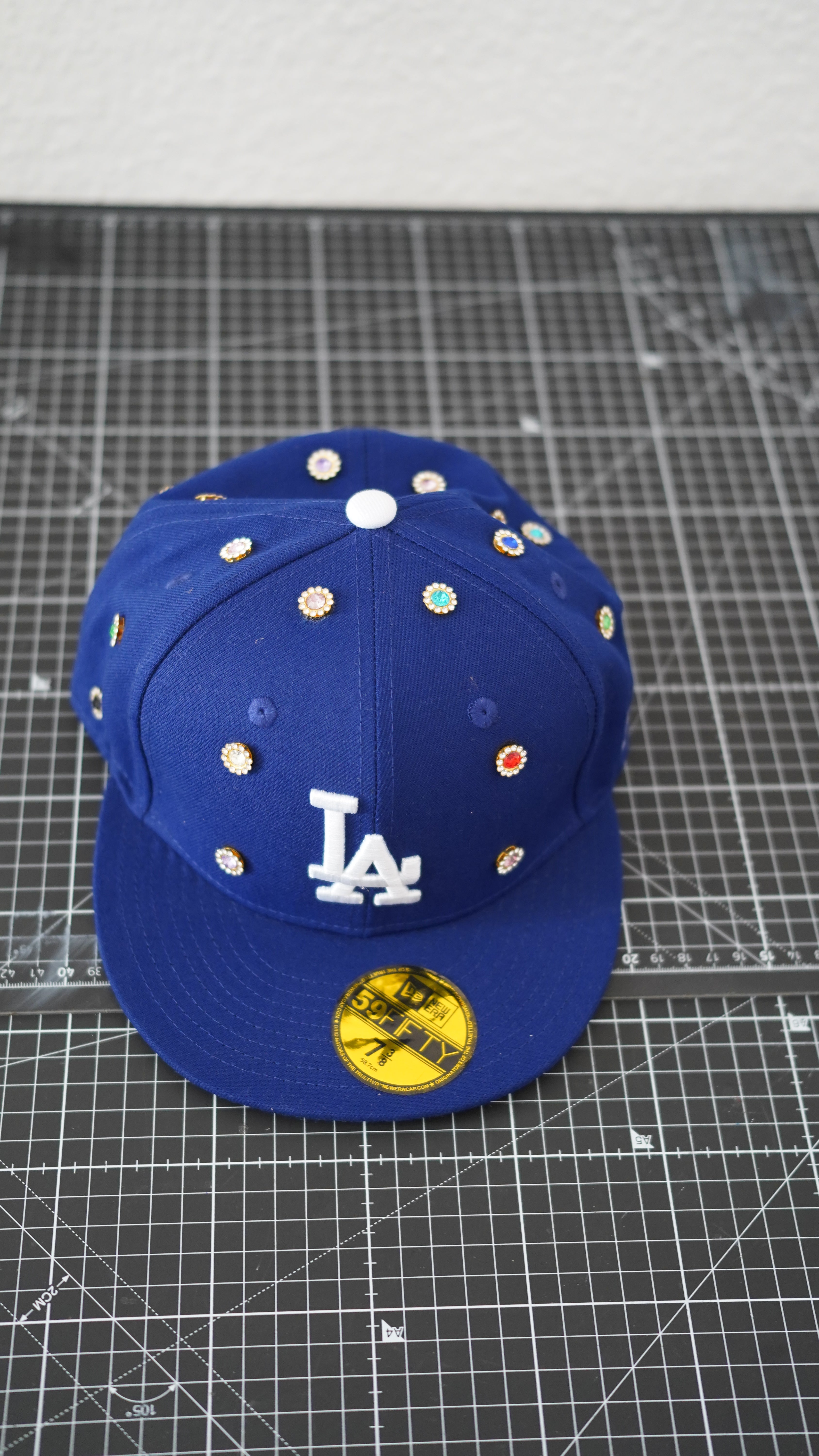 Custom-Fitted Caps “Blue“ Midnight Gems
