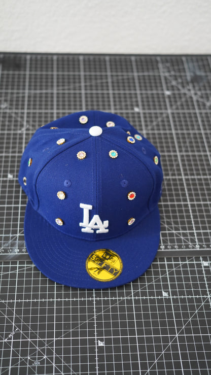 Custom-Fitted Caps “Blue“ Midnight Gems