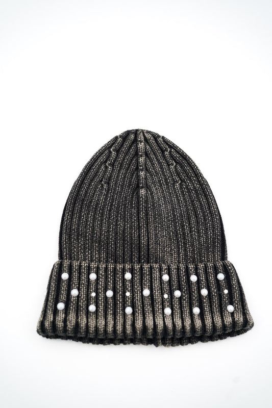 Custom Washed Beanie Sky White