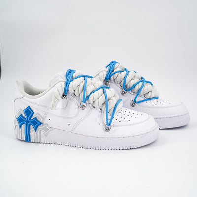 Custom Sneakers '' Rope Laces '' Thorns Extra Laces Blue