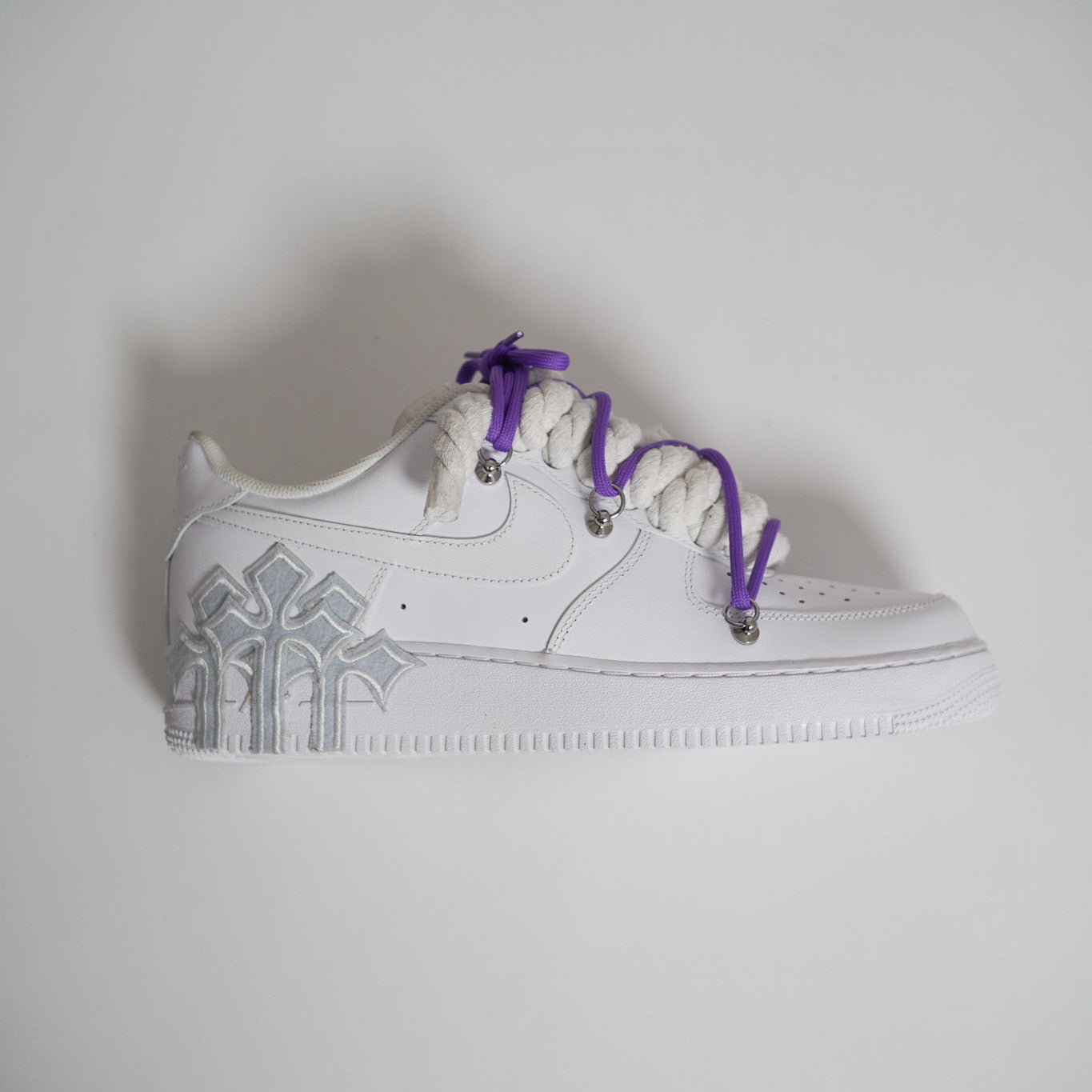 Custom Sneakers '' Rope Laces '' Thorns White Extra Laces LIla