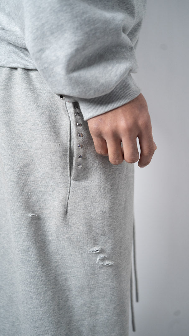 Custom Lined Zip Hoodie Gray 500g