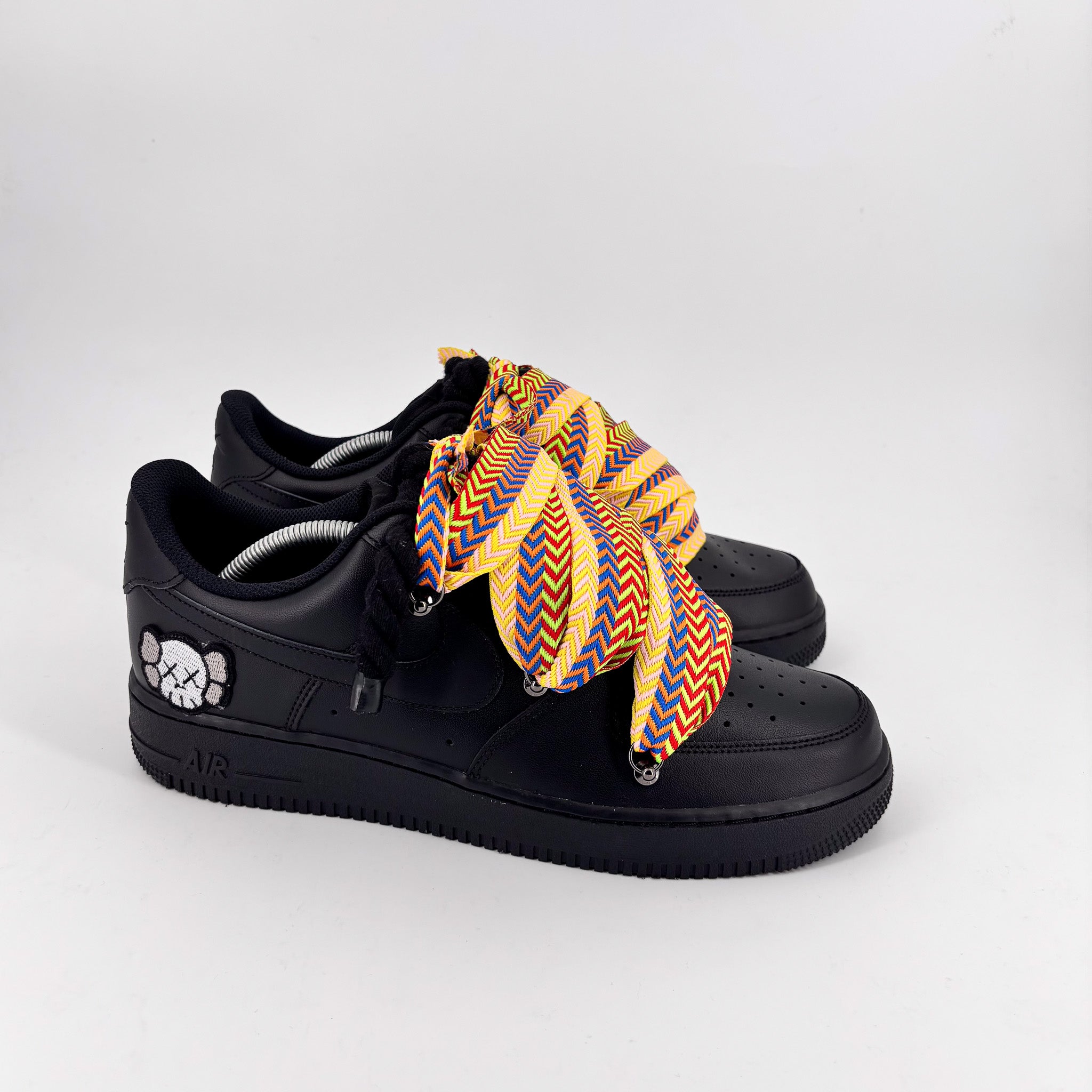 Custom Nike AF1 '' Rope Laces '' Love stride Blue – RopezInstyle