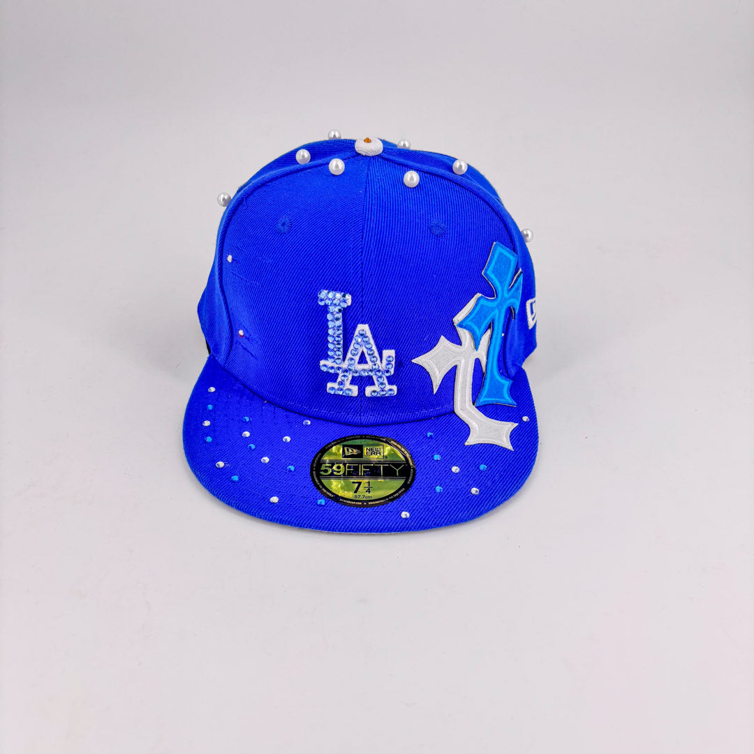 Custom fitted Caps “Thorns Blue"