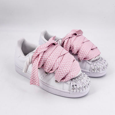 Custom Sneakers Superstar Pink Lanvin