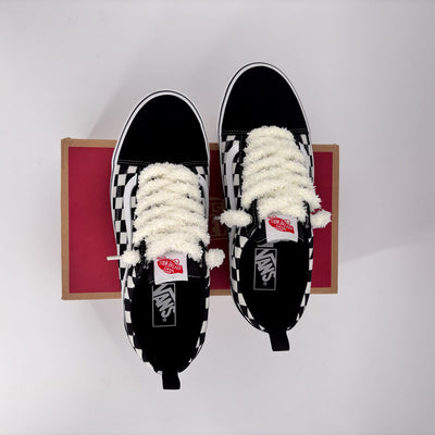 Custom Vans Black / White